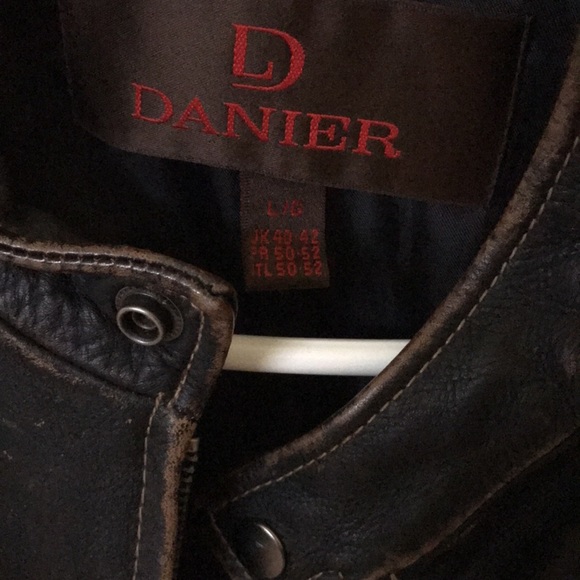 Leather biker jacket - Picture 2 of 3